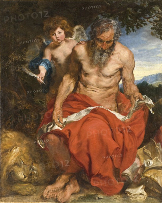 Saint Jerome, 1618-1619. Artist: Dyck, Sir Anthonis, van (1599-1641)