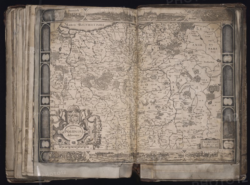 Nova Poloniae delineation (Map of Poland), c. 1629-1630. Artist: Hondius, Jodocus (1563-1612)