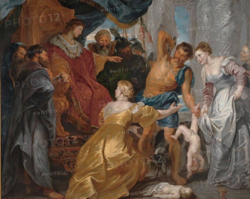 The Judgement of Solomon, c. 1617. Artist: Rubens, Pieter Paul (1577-1640)
