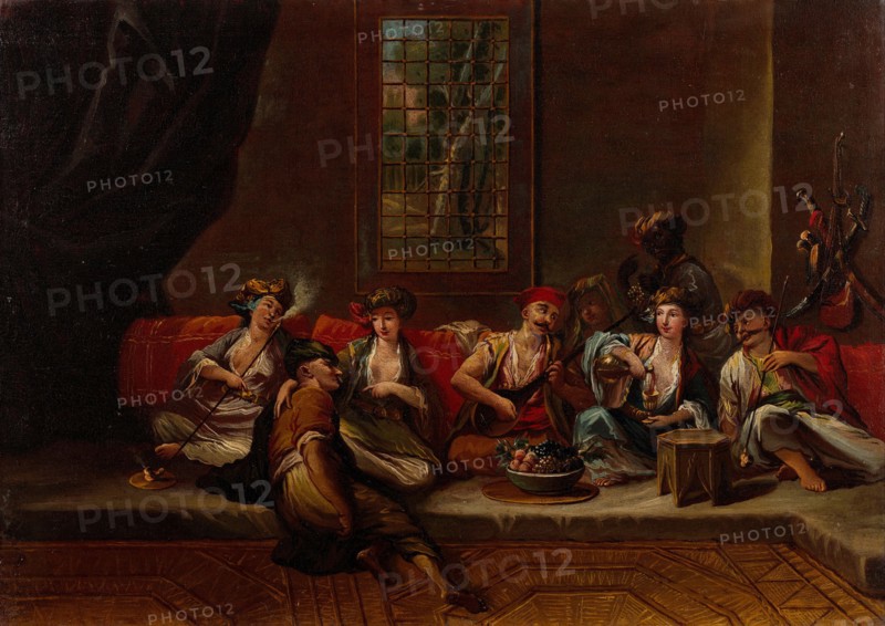Marines of the Ottoman Navy, 1730s. Artist: Vanmour (Van Mour), Jean-Baptiste, (School)