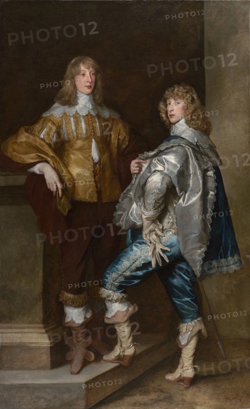 Lord John Stuart and his Brother, Lord Bernard Stuart, ca 1638. Artist: Dyck, Sir Anthonis, van (1599-1641)