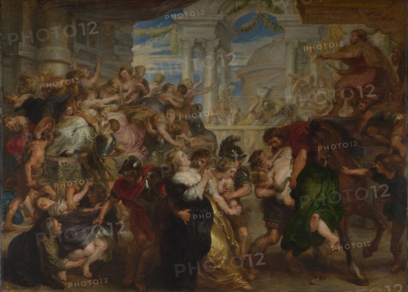 The Rape of the Sabine Women, ca 1637-1640. Artist: Rubens, Pieter Paul (1577-1640)