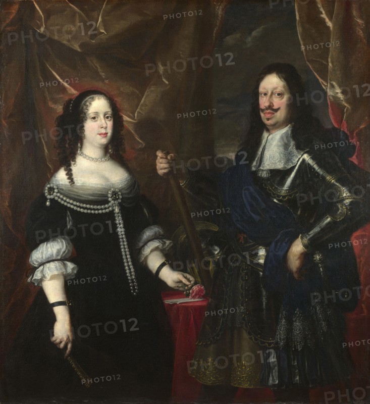 Double Portrait of the Grand Duke Ferdinand II of Tuscany and his Wife Vittoria della Rovere, 1660s. Artist: Sustermans, Justus (Giusto) (1597-1681)
