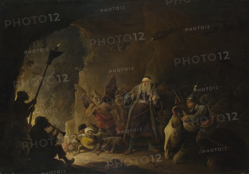 The Rich Man being led to Hell, c. 1647-1648. Artist: Teniers, David, the Younger (1610-1690)
