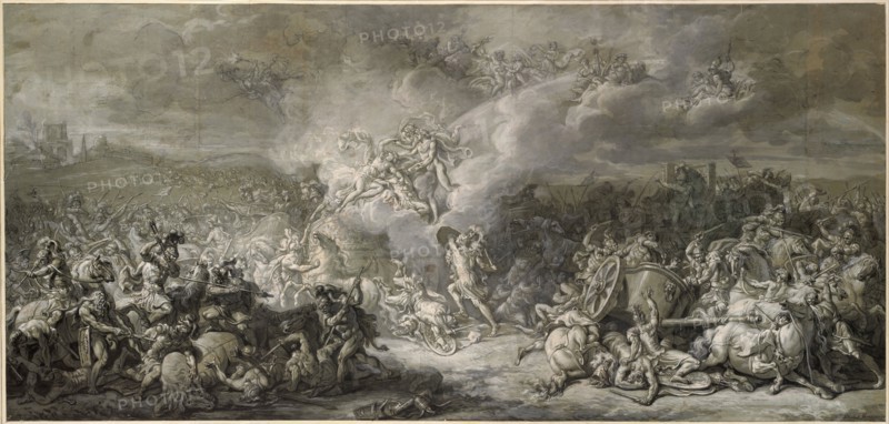 The Combat of Diomedes, 1776. Artist: David, Jacques Louis (1748-1825)