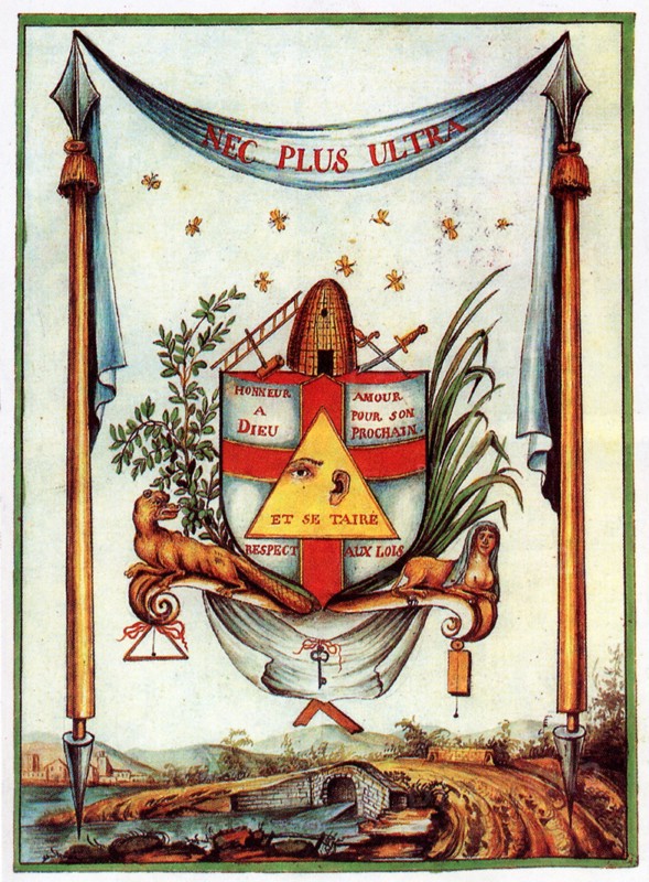 The Masonic Values, 18th century. Artist: Anonymous