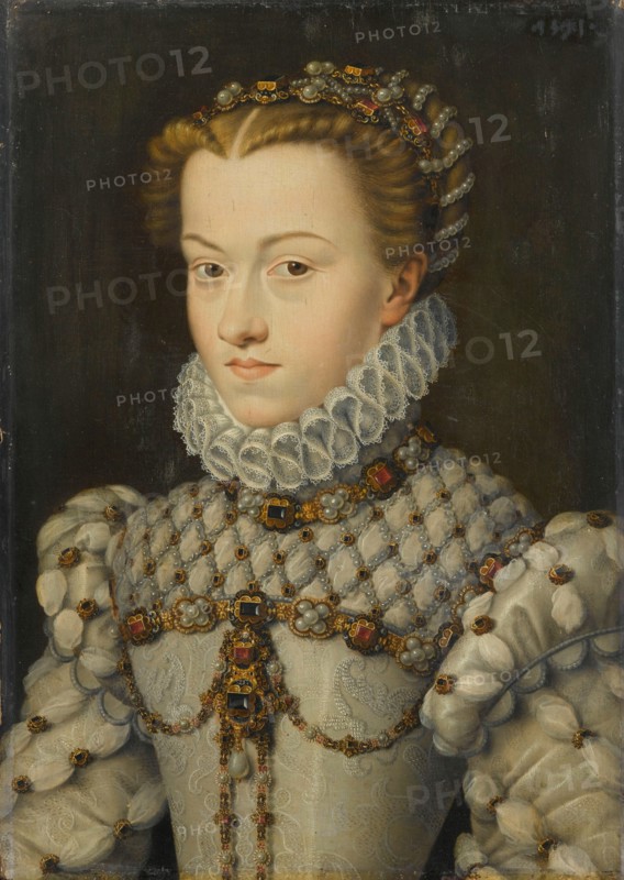Elisabeth of Austria (1554?1592), Queen of France, ca 1571-1572. Artist: Clouet, François (1510-1572)