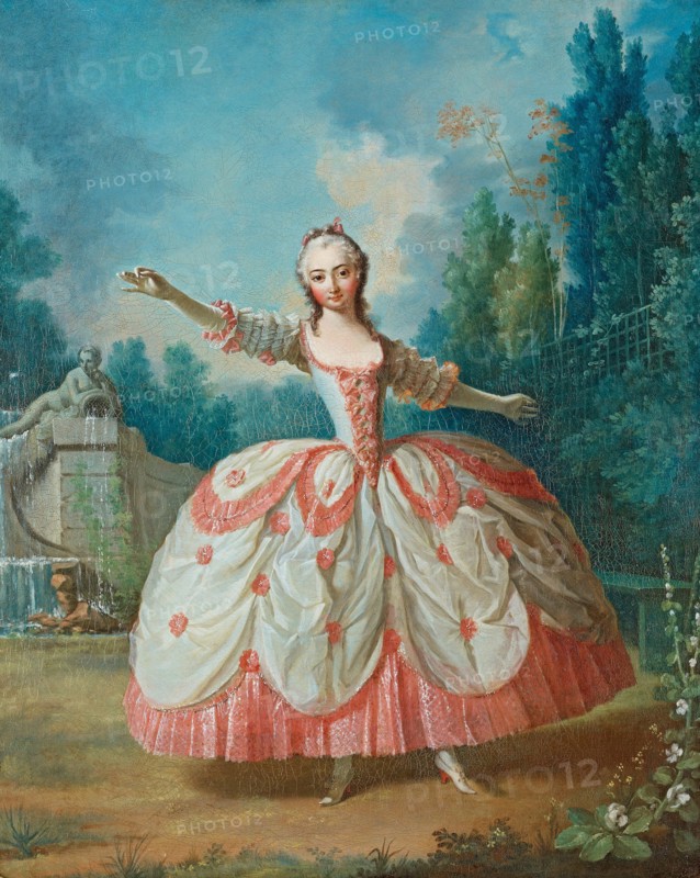 Portrait of Barbara Campanini (1721-1799), known as La Barbarina, 1721. Artist: Delaroche, Jean Philippe (1710-1767)