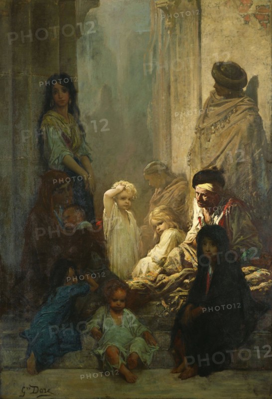 La Siesta, Memory of Spain, c. 1868. Artist: Doré, Gustave (1832-1883)