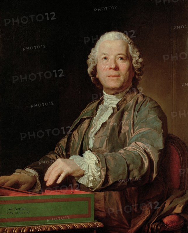 Portrait of the composer Christoph Willibald Ritter von Gluck (1714-1787), 1775. Artist: Duplessis, Joseph-Siffred (1725-1802)