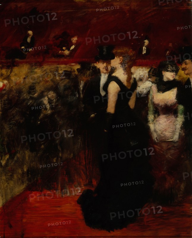 Ball at the Paris Opera. Artist: Forain, Jean-Louis (1852-1931)