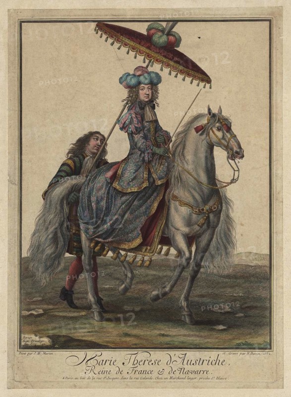 Maria Theresa of Spain (1638-1683), Queen consort of France and Navarre, 1682. Artist: French master
