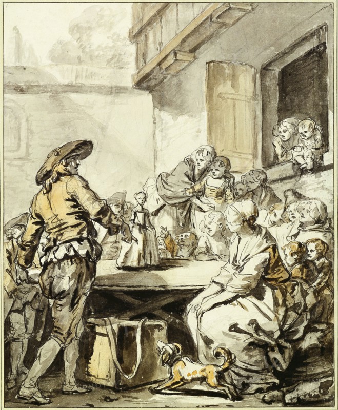 Savoyard with a Dancing Doll. Artist: Greuze, Jean-Baptiste (1725-1805)