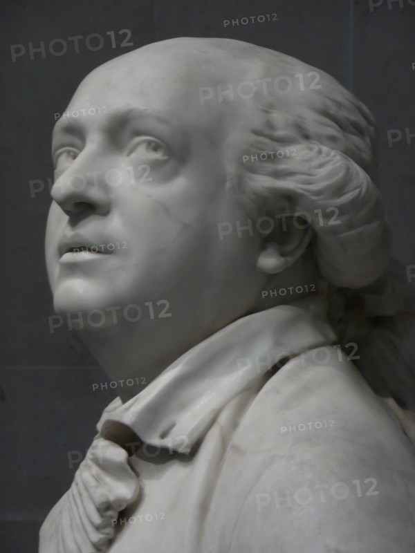 Count Alessandro di Cagliostro (1743-1795) Detail, 1786. Artist: Houdon, Jean-Antoine (1741-1828)