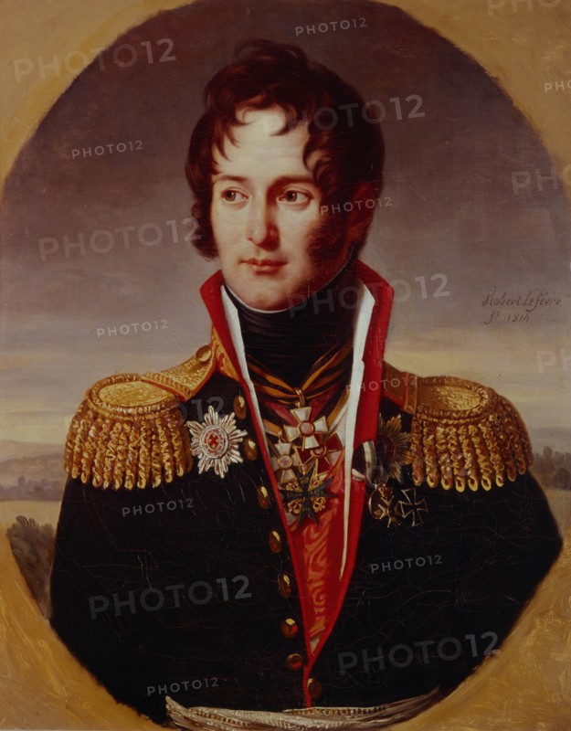 Portrait of Pyotr Alexandrovich Chicherin (1778-1848), 1814. Artist: Lefévre, Robert (1756-1830)
