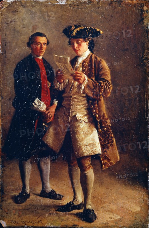 Reading a Letter, 1852. Artist: Meissonier, Ernest Jean Louis (1815-1891)