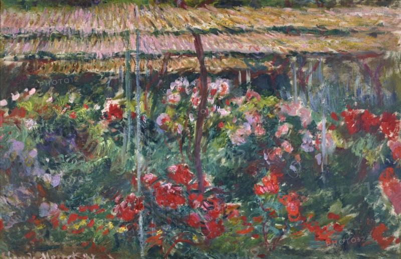 Peony Garden, 1887. Artist: Monet, Claude (1840-1926)