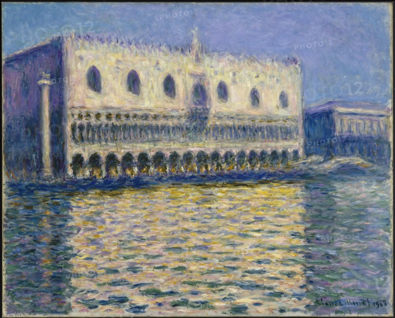 The Doges Palace (Le Palais ducal), 1908. Artist: Monet, Claude (1840-1926)