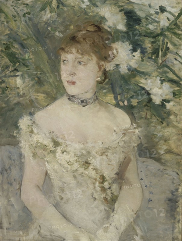 Young Girl in a Ball Gown, 1879. Artist: Morisot, Berthe (1841-1895)