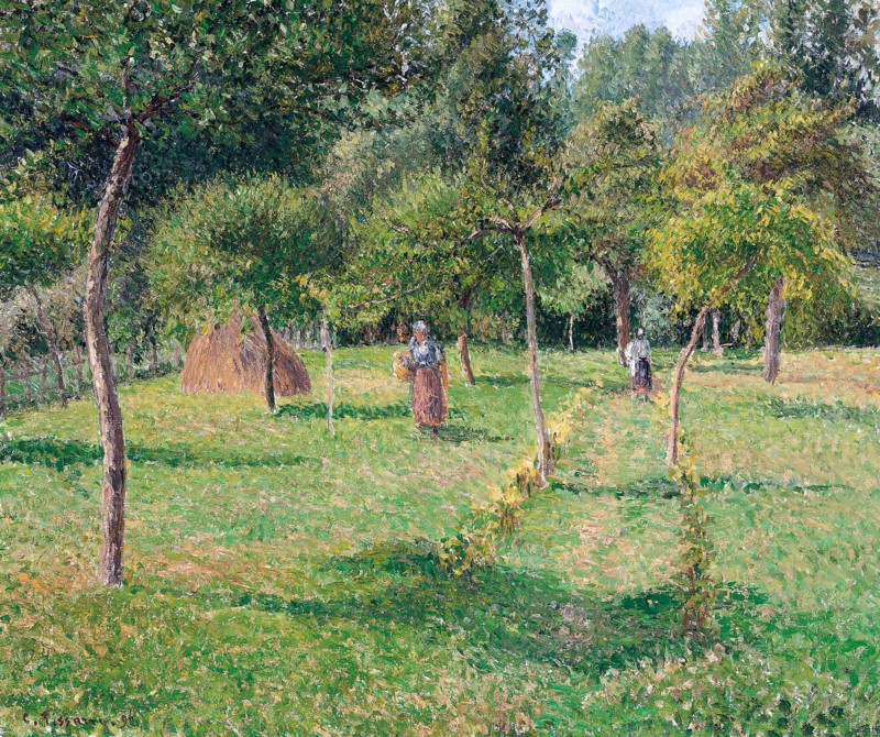 The Orchard at Éragny, 1896. Artist: Pissarro, Camille (1830-1903)