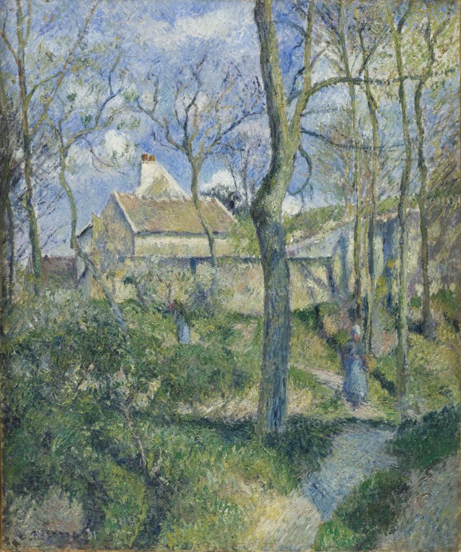 The Path to Les Pouilleux, Pontoise, 1881. Artist: Pissarro, Camille (1830-1903)