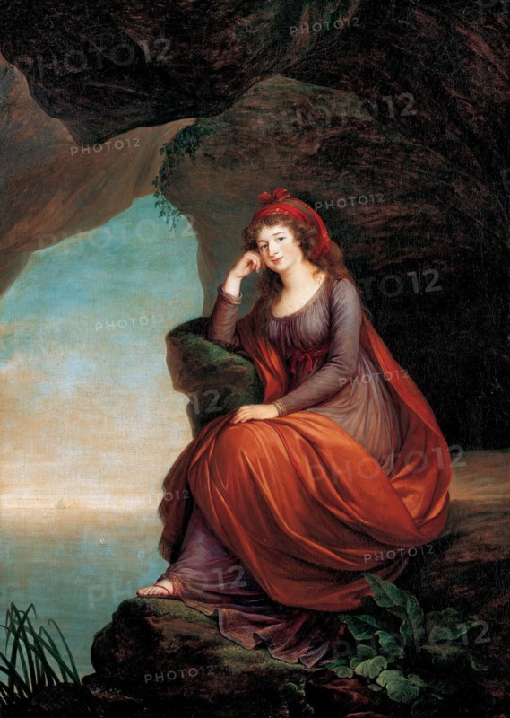 Countess Maria Josepha Hermengilde Esterházy, née Princess von und zu Liechtenstein (1768-1845), 1793. Artist: Vigée-Lebrun, Marie Louise Elisabeth (1755-1842)