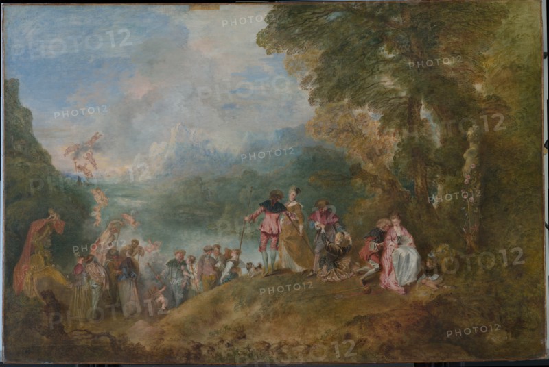 Pilgrimage to Cythera (Embarkation for Cythera), 1717. Artist: Watteau, Jean Antoine (1684-1721)