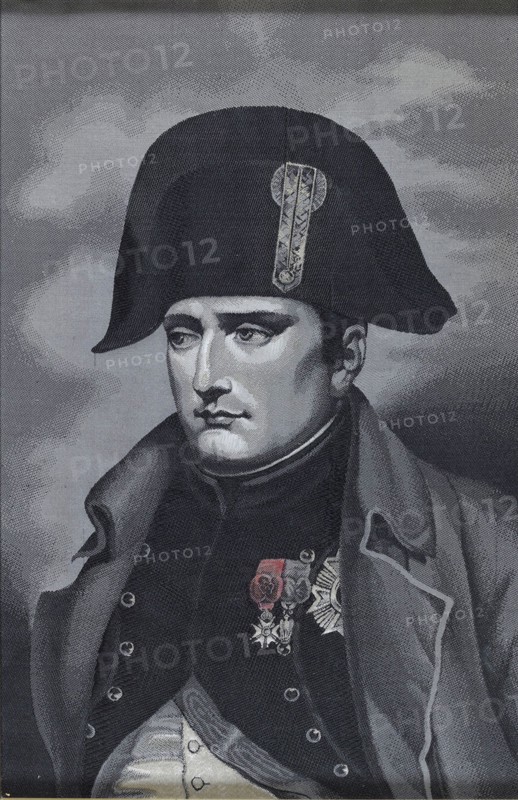 Silk Weaving Portrait of Emperor Napoléon I Bonaparte (1769-1821). Artist: Anonymous