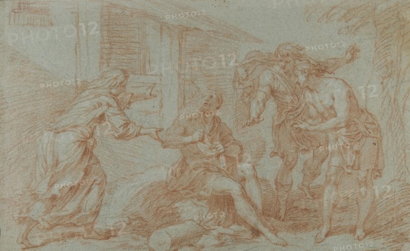 Sokrates Taking The Poison Cup. Artist: Boullogne, Louis de, the Younger (1654-1733)