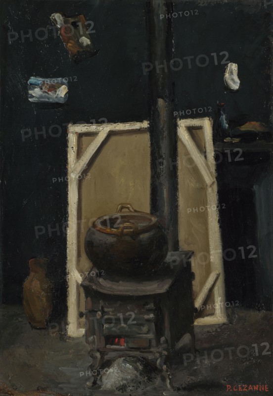 The Stove in the Studio, ca 1865. Artist: Cézanne, Paul (1839-1906)