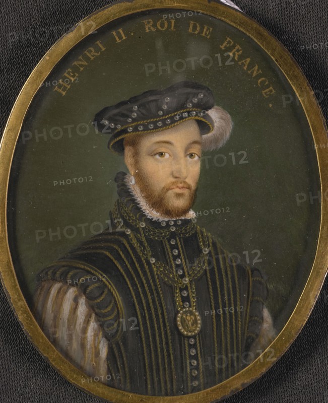 Portrait of King Henry II of France (Copy). Artist: Clouet, François (1510-1572)