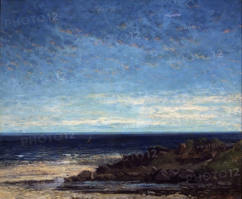 The Sea, 1867. Artist: Courbet, Gustave (1819-1877)