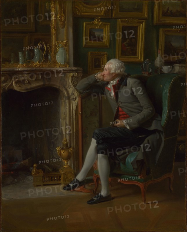 The Baron de Besenval in his Salon de Compagnie, 1791. Artist: Danloux, Henri-Pierre (1753-1809)