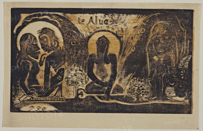 Te Atua (The Gods) From the Series Noa Noa, 1893-1894. Artist: Gauguin, Paul Eugéne Henri (1848-1903)