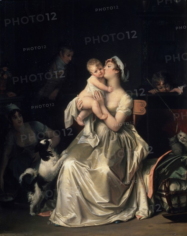 Motherhood, 1800s. Artist: Gerard, Marguerite (1761-1837)