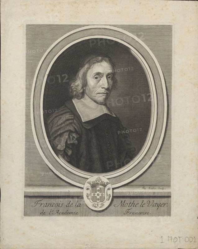 Portrait of François de La Mothe le Vayer (1588-1672), ca. 1695. Artist: Lubin, Jacques (1637-?)