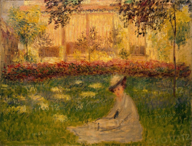 Woman in a Garden, 1876. Artist: Monet, Claude (1840-1926)