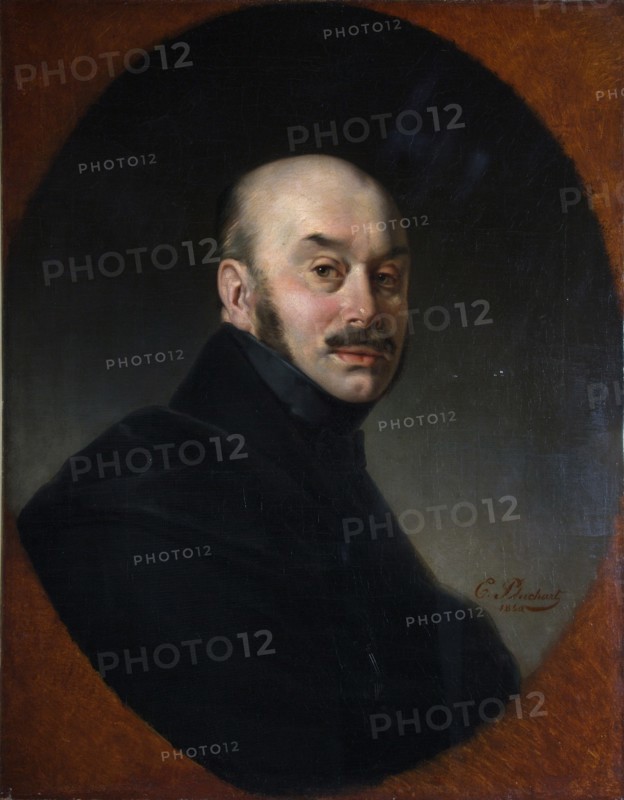 Portrait of Count Mikhail Fyodorovich Orlov (1788-1842), 1840. Artist: Pluchart, Eugéne (1809-1880)