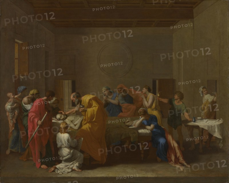 Seven Sacraments: Extreme Unction, ca 1637-1640. Artist: Poussin, Nicolas (1594-1665)