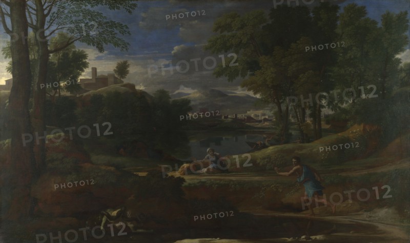 Landscape with a Man killed by a Snake, 1648. Artist: Poussin, Nicolas (1594-1665)