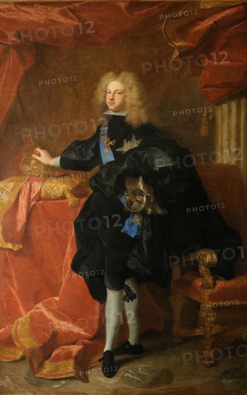 Philip V, King of Spain (1683-1746), 1701. Artist: Rigaud, Hyacinthe François Honoré (1659-1743)