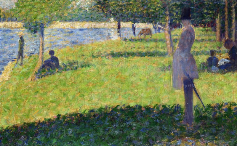 Study for La Grande Jatte, 1884-1885. Artist: Seurat, George Pierre (1859-1891)
