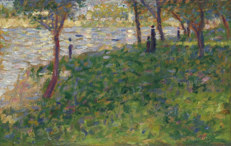 Study for La Grande Jatte, 1884-1885. Artist: Seurat, George Pierre (1859-1891)