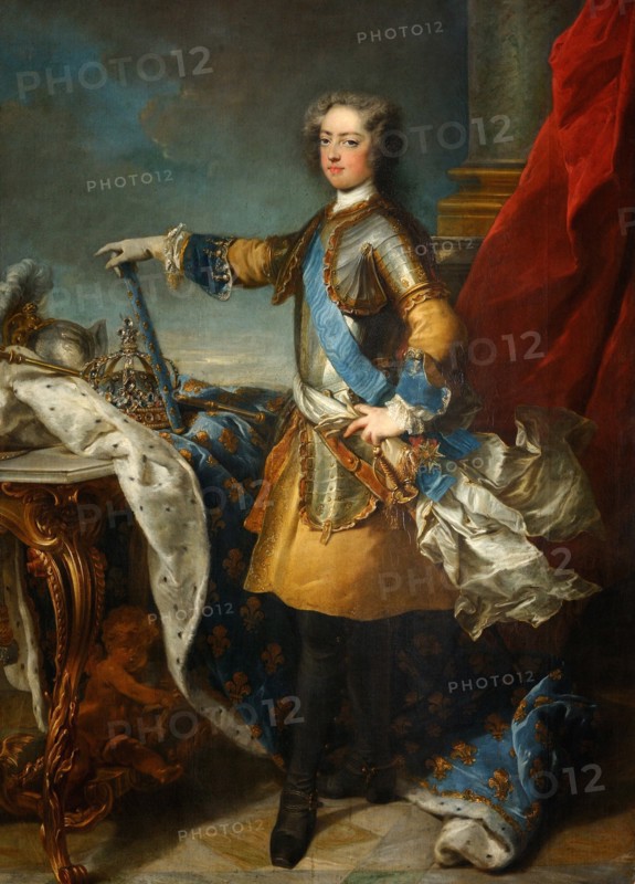 Portrait of the King Louis XV (1710-1774), ca 1723-1724. Artist: Van Loo, Jean Baptiste (1684-1745)
