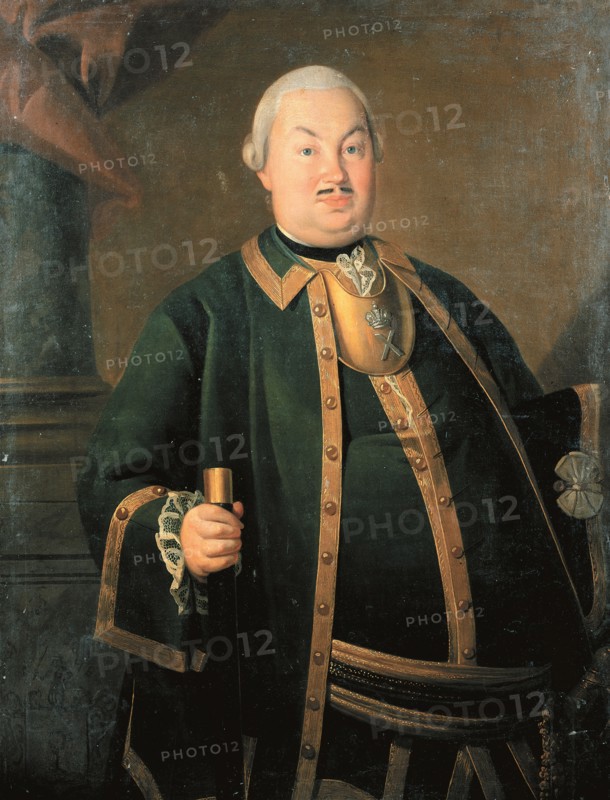 Portrait of the General Fyodor Berchman, 1762. Artist: Christineck, Carl Ludwig Johann (1732/3-1792/4)