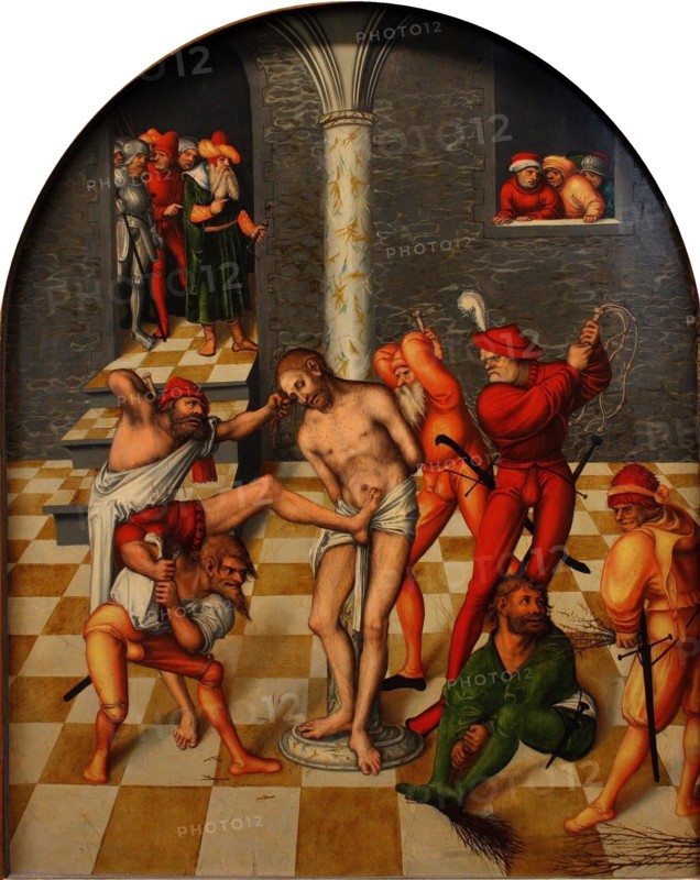 The Flagellation of Christ, 1538. Artist: Cranach, Lucas, the Elder (1472-1553)