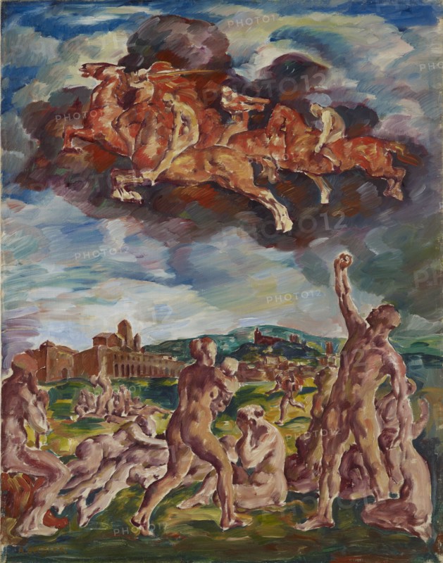 The Horsemen of the Apocalypse, 1917. Artist: Deusser, August (1870-1942)