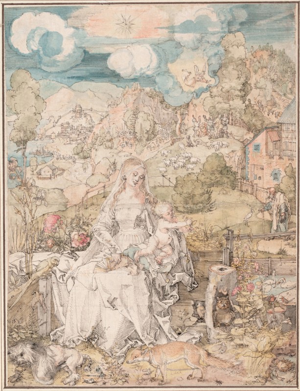 Mary among a Multitude of Animals, ca 1503. Artist: Dürer, Albrecht (1471-1528)