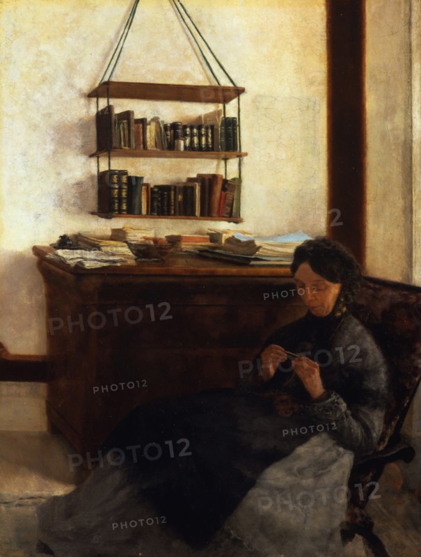 The Artist's Mother, 1877. Artist: Eysen, Louis (1843-1899)