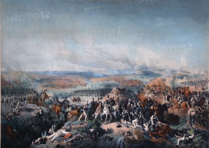 The Battle of Borodino on August 26, 1812, First quarter of 19th cen.. Artist: Hess, Peter von (1792?1871)